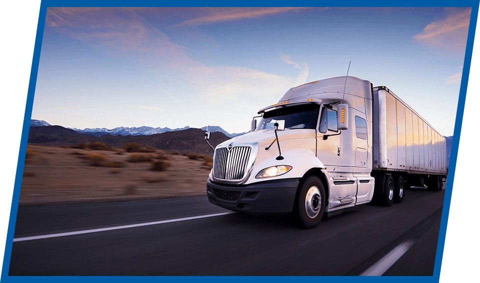 White modern American bonnet popular big rig semi truck